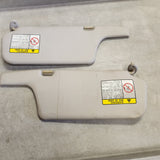 1999-2000 Mazda Protege Grey Left & Right Side Sun Visor Set