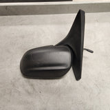 1999-2003 Mazda Protege LH Left Driver Side View Manual Mirror (MATTE BLACK)