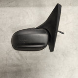 1999-2003 Mazda Protege LH Left Driver Side View Manual Mirror (MATTE BLACK)