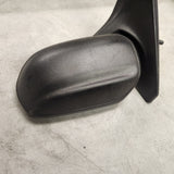 1999-2003 Mazda Protege LH Left Driver Side View Manual Mirror (MATTE BLACK)