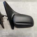 1999-2003 Mazda Protege Protege5 Manual Side View Mirror Set (Black)