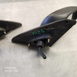 1999-2003 Mazda Protege Protege5 Manual Side View Mirror Set (Black)