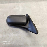 1999-2003 Mazda Protege RH Right Passenger Side View Manual Mirror (MATTE BLACK)