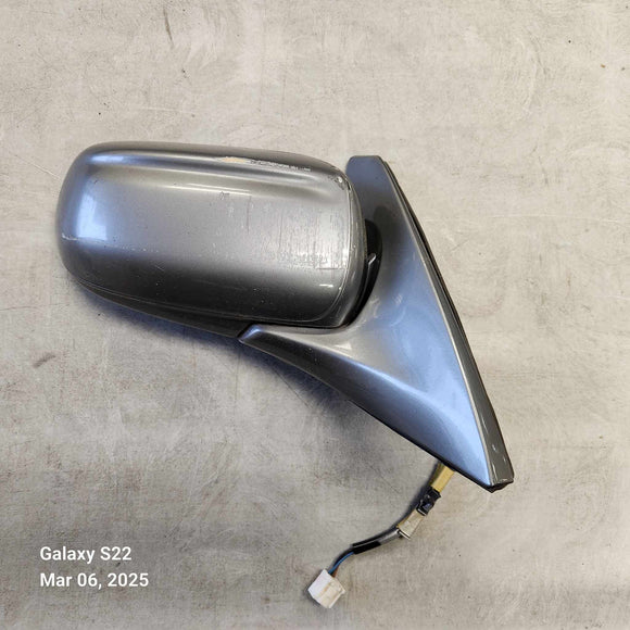 1999-2003 Mazda Protege RH Right Passenger Side View Mirror (Titanium Gray)