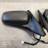 1999-2003 Mazda Protege Protege5 Power Side View Mirror Set (Matte Black)