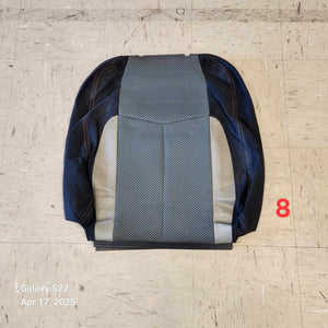 2003 Mazdaspeed Protege Seat Cover Orange Stitch Front Right Upper