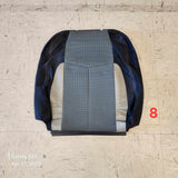 2003 Mazdaspeed Protege Seat Cover Orange Stitch Front Right Upper