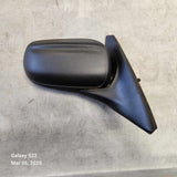 1999-2003 Mazda Protege RH Right Passenger Side View Manual Mirror (MATTE BLACK)