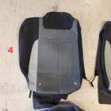 2003 Mazdaspeed Protege Seat Cover Orange Stitch Rear Bench Upper Section