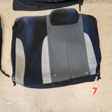 2003 Mazdaspeed Protege Seat Cover Orange Stitch Rear Bench Upper Section