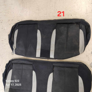 2003 Mazdaspeed Protege Seat Cover Yellow Stitch Rear Bench