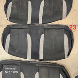 2003 Mazdaspeed Protege Seat Cover Yellow Stitch Rear Bench