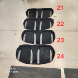 2003 Mazdaspeed Protege Seat Cover Yellow Stitch Rear Bench