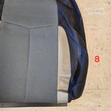 2003 Mazdaspeed Protege Seat Cover Orange Stitch Front Right Upper