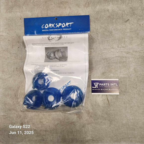 1999-2003 Mazda Protege Corksport Engine Mount Inserts 2.0L Front & Rear