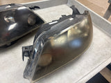 2003 Mazda Protege5 Protege5 PR5 Black Housing OEM Canadian Headlights Set