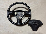 2001-2003 Mazda Protege Protege5 Leather Steering Wheel