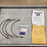 1999-2003 Mazda Protege Corksport Stainless Steel Braided Brake Lines (4)