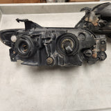 2002-2003 Mazda Protege5 Black Housing Headlights Set