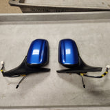 2001-2003 Mazda Protege Protege5 Power Side View Mirror Set (Laser Blue)