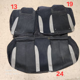 2003 Mazdaspeed Protege Seat Cover Yellow Stitch Partial Set