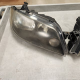 2002-2003 Mazda Protege5 Black Housing Headlights Set