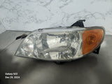 2001-2003 Mazda Protege Sedan Chrome Headlight Set