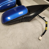 2001-2003 Mazda Protege Protege5 Power Side View Mirror Set (Laser Blue)