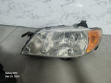 2001-2003 Mazda Protege Sedan Chrome Headlight Set