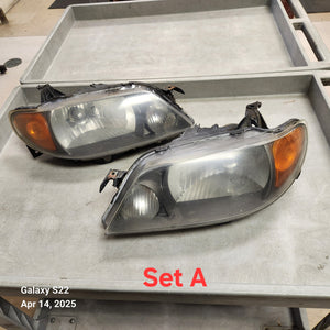 2001-2003 Mazdaspeed Protege Headlights SET