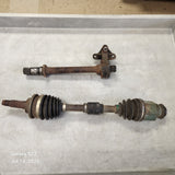 2001-2003 MAZDA PROTEGE PASSENGER AXLE WITH INTERMEDIATE SHAFT (ABS)