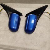 2001-2003 Mazda Protege Protege5 Power Side View Mirror Set (Laser Blue)