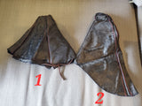 Mazda Protege Red Stitched CF Style Shift Boot Carbon